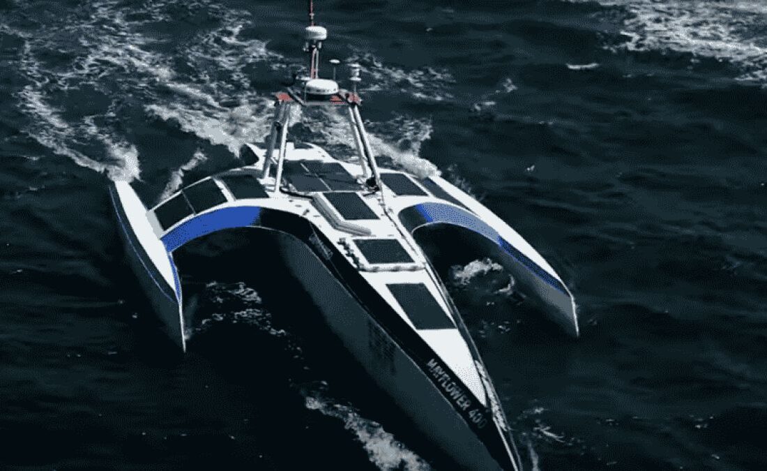 یک قایق خودران با هوش مصنوعی شرکت IBM از عرض اقیانوس اطلس عبور کرد